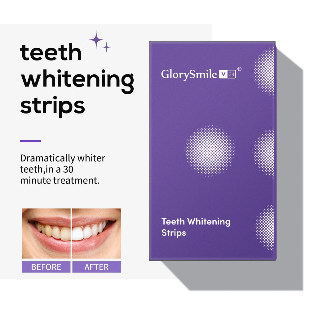 PAP+ Purple Teeth Whitening Strips