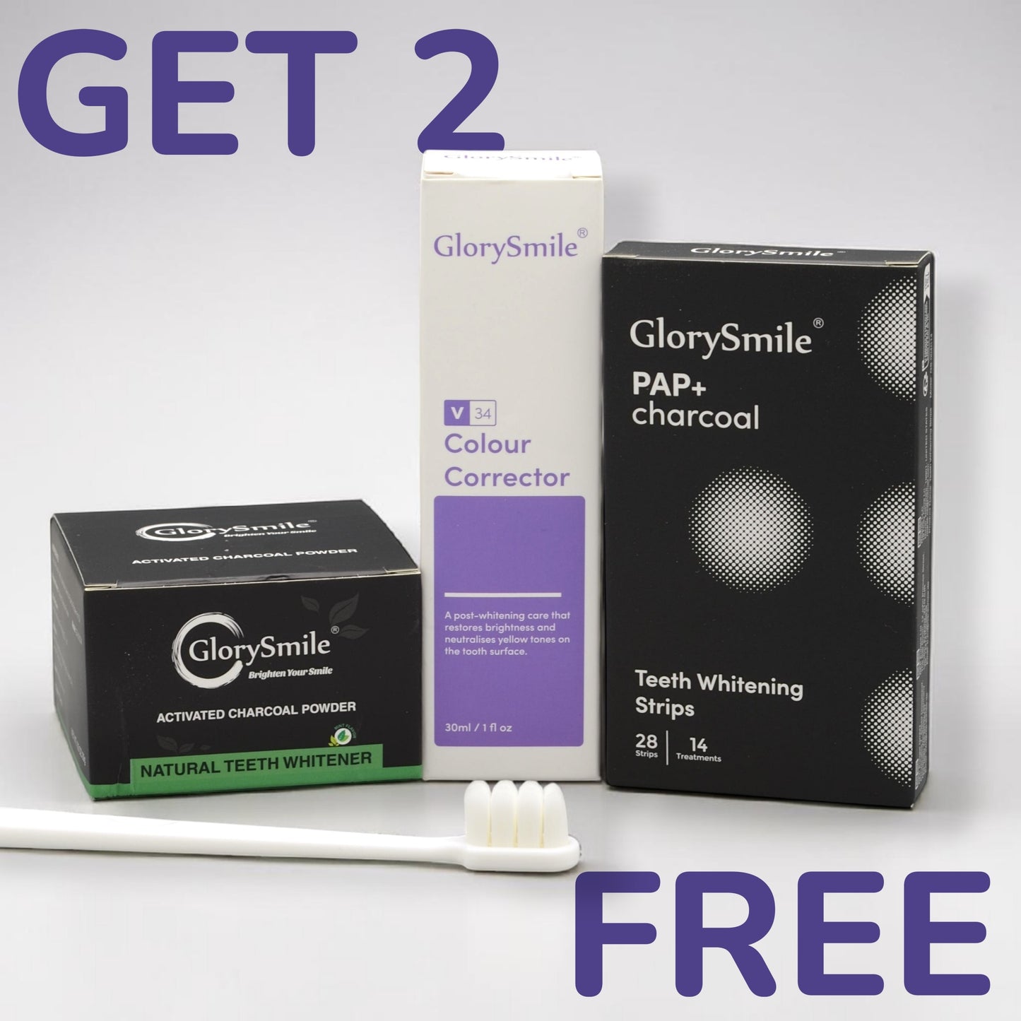 PAP+ Charcoal Teeth Whitening Bundle