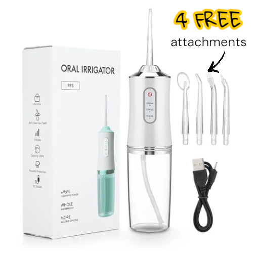 4 in 1 Rechargable Water Flosser 🔥 FREE Home Delivery