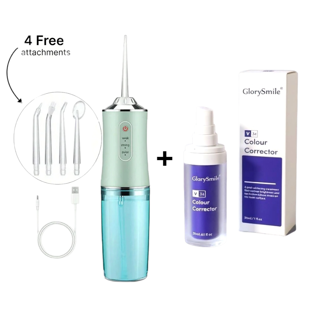 4 in 1 Rechargable Water Flosser 🔥 FREE Home Delivery