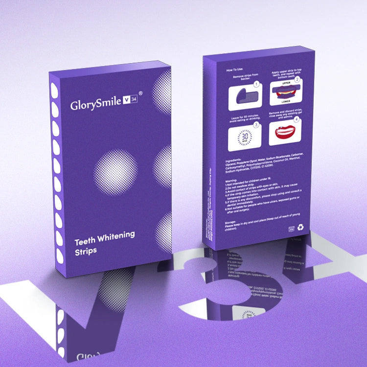 PAP+ Purple Teeth Whitening Strips