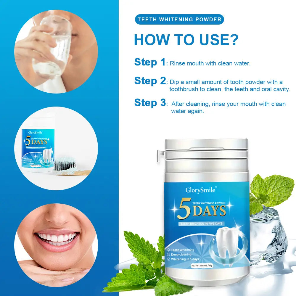 5 Day Teeth Whitening Powder