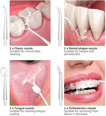 Water Flosser Nozzles - Cup - Cable - Accessories