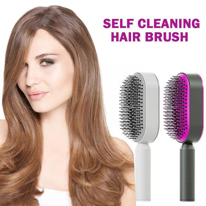 3D Self Cleaning Hair Brush